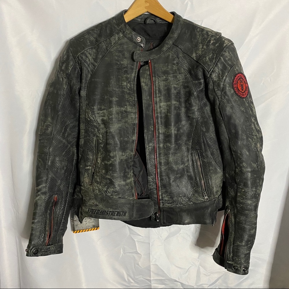Speed and Strength Leather Motorcycle Jacket